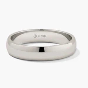 4mm Curve Band   Platinum