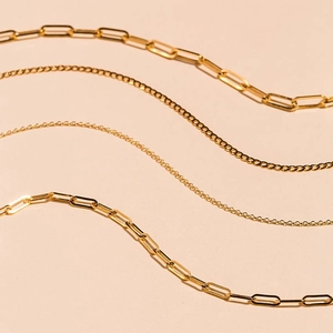 Devon 18 in. Paperclip Chain Necklace (Small)
