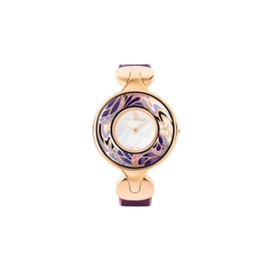 Watch Helena / Alligator Watch Strap - violet