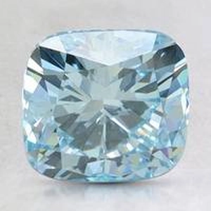 2.53 Ct. Fancy Intense Blue Cushion Lab Created Diamond