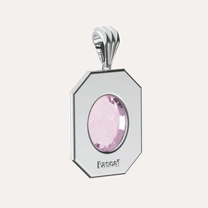 Artdeco Prism Diamond Pendant (Blue & Pink)