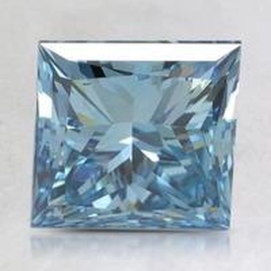 3.2 Ct. Fancy Intense Blue Princess Lab Created Diamond