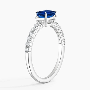 Beatrice Sapphire and Diamond Ring