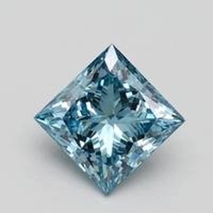 2.2 Ct. Fancy Vivid Blue Princess Lab Created Diamond