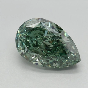 2.19 Ct. Fancy Grey Green Pear Lab Grown Diamond