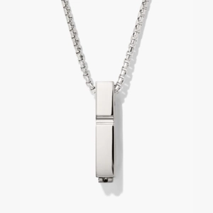 Cipher Letter Chain Sterling Silver