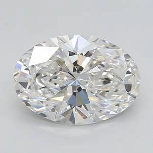 4.06 Carat Oval Lab Created Diamond Super Ideal Cut • F Color • VVS2 Clarity