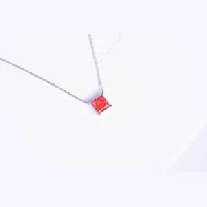 Red Princess Diamond Necklace