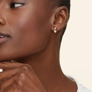 18K White GoldCirca Lab Diamond Drop Earrings (1 ct. tw.)