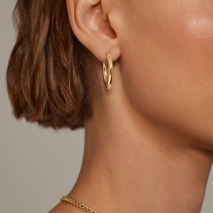3mm Small Perfect Hoop Earrings