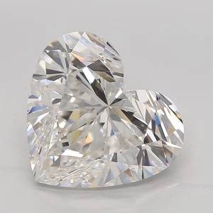 5.02 Carat Heart Lab Created Diamond Super Ideal Cut • G Color • VS1 Clarity
