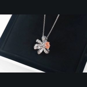Pink Oval Diamond Ring/Necklace