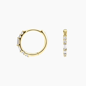 Allegra Diamond Hoop Earrings (1/8 ct. tw.)