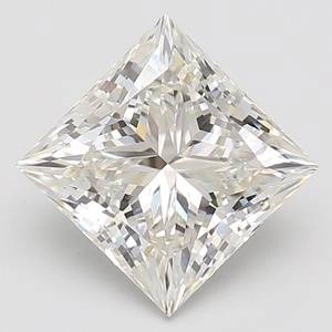 2.09 Carat Princess Lab Created Diamond Super Ideal Cut • G Color • VVS2 Clarity