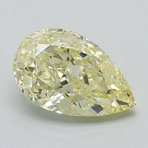 1.07 Ct. Fancy Intense Yellow Pear Lab Grown Diamond