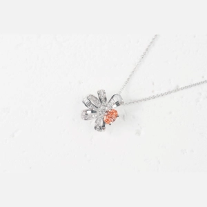 Pink Oval Diamond Ring/Necklace