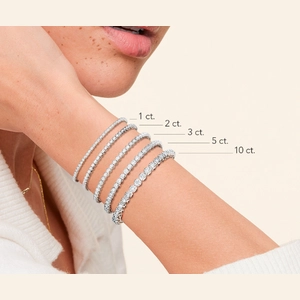 6.5 in. Diamond Tennis Bracelet (1 ct. tw.) in 18K Yellow Gold