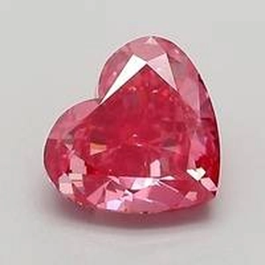 1.1 Ct. Fancy Vivid Pink Heart Lab Created Diamond