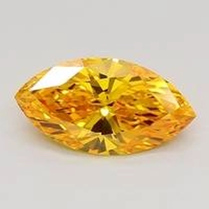 1.36 Ct. Fancy Vivid Orange Marquise Lab Created Diamond