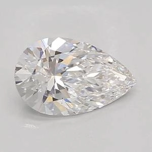0.95 Carat Pear Lab Created Diamond Super Ideal Cut • E Color • VS2 Clarity