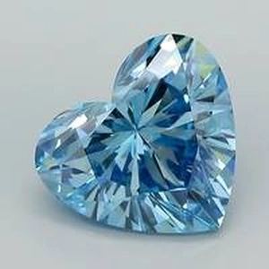 5.0 Ct. Fancy Intense Blue Heart