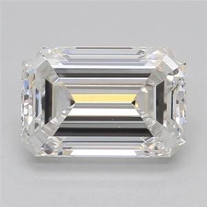 0.96 Carat Emerald Lab Created Diamond Super Ideal Cut • G Color • VS1 Clarity