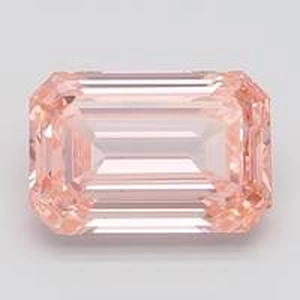 4.11 Ct. Fancy Intense Pink Emerald Lab Created Diamond