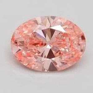 New 1.9 Ct. Fancy Vivid Pink Oval Lab Created Diamond