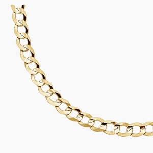 Blake 24 in. Curb Chain Necklace (3mm) in 14K Yellow Gold