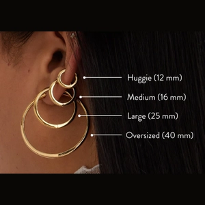 Tube Huggie Hoops