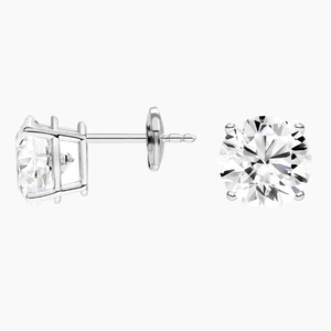 18K White GoldCertified Lab Grown Diamond Stud Earrings (5 ct. tw.)