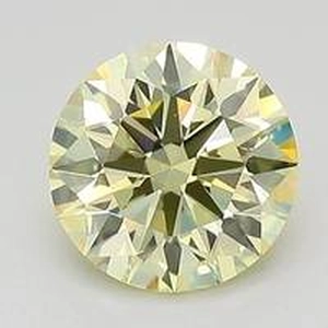 1.2 Ct. Fancy Intense Yellow Round Lab Created Diamond