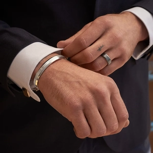 Homme Engravable Cuff Bracelet