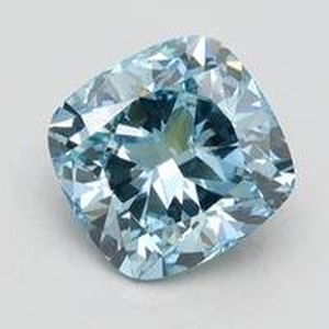 2.02 Ct. Fancy Vivid Blue Cushion