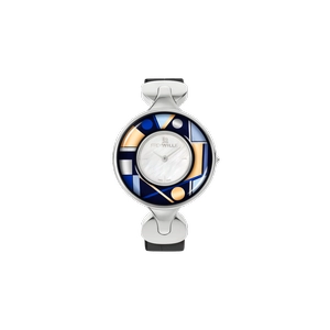 Watch Helena / Alligator watch strap - black