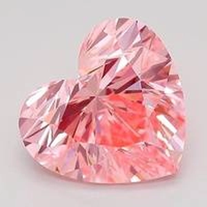 3.01 Ct. Fancy Vivid Pink Heart