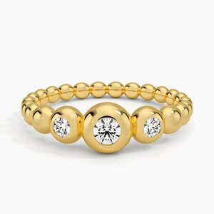 Lab Diamond Bubble Ring