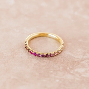 Burgundy Ombre Ring