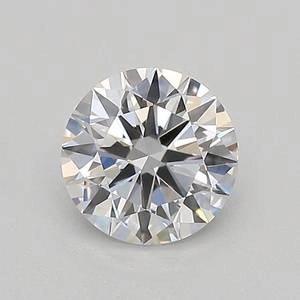 0.70 Carat Round Super Ideal Cut • D Color • VVS2 Clarity