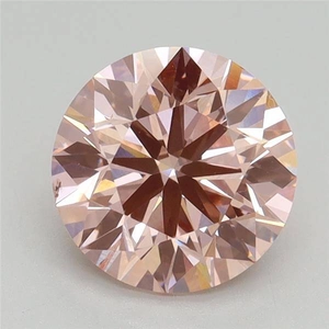 2.00 Ct. Fancy Intense Pink Round Lab Grown Diamond
