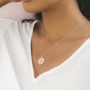 14K Yellow GoldScorpio Zodiac Diamond Pendant