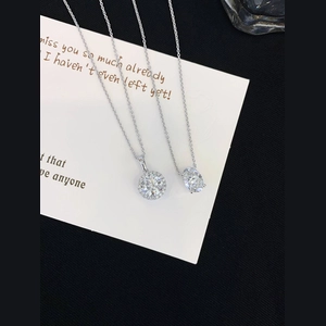 Classic Round Diamond Pendant