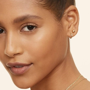 14K Yellow GoldBall Stud Earrings (5mm)