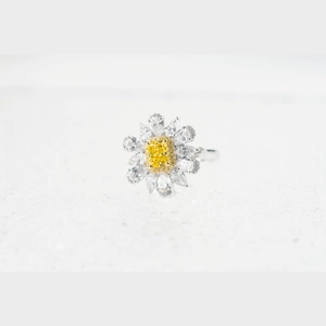 Yellow Radiant Diamond Ring