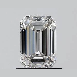 0.92 Carat Emerald Lab Created Diamond Super Ideal Cut • G Color • VS1 Clarity