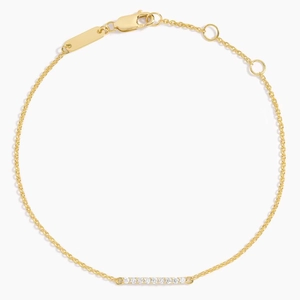 18K Yellow GoldThe Minimalist Diamond Bracelet Set
