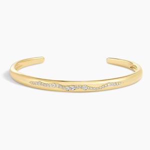 18K Yellow GoldFairmined Tierra Diamond Cuff Bracelet (1/3 ct. tw.)