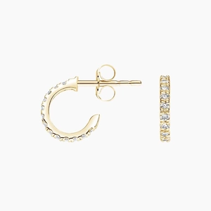 Pavé Diamond Huggie Earrings (1/5 ct. tw.)
