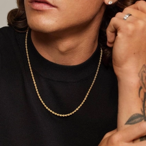 14K Yellow GoldBailey 22 in. Rope Chain Necklace