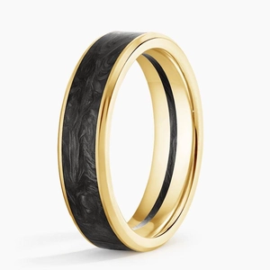 Blaze Black 6mm Wedding Ring